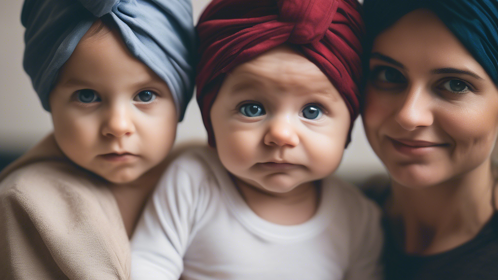 Illustration détaillée sur Les turbans pour bébés : un style unique pour maman et enfant